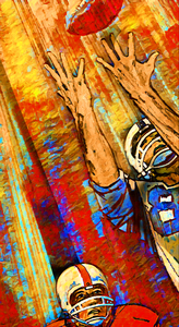 1965 Football Art Remix