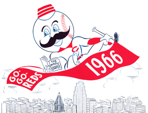 1966 Cincinnati Reds Art Print