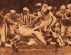 1966 Gale Sayers Chicago Bears Photo Art