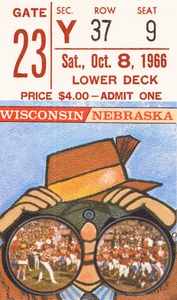 1966 Nebraska Cornhuskers vs. Wisconsin Badgers