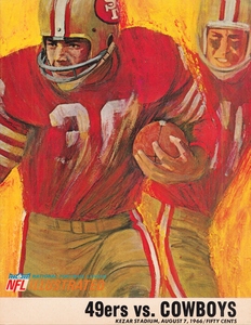 1966 San Francisco 49ers Football Art