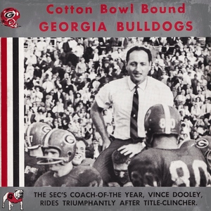 1966 Vince Dooley Georgia Bulldogs Art