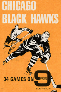 1966 Chicago Black Hawks Poster