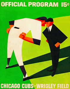 1966 Chicago Cubs Program Art