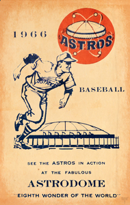 1966 Throwback Houston Astros Baseball Art