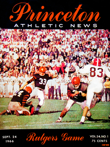 1966 Princeton Football Program Cover Art
