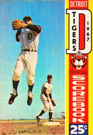 1967 Detroit Tigers Scorebook