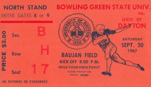 1967 Bowling Green Falcons vs. Dayton Flyers