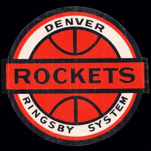 1967 Denver Rockets Ringsby System Art