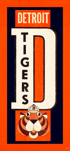 1967 Detroit Tigers Baseball Art