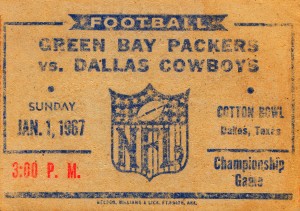 1967 green bay packers dallas cowboys nfl championship game
