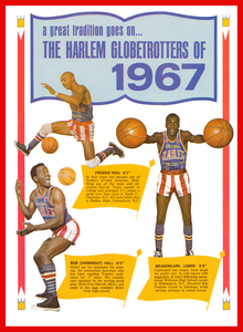 1967 Harlem Globetrotters Poster