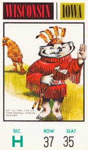 1967 Iowa Hawkeyes vs. Wisconsin Badgers