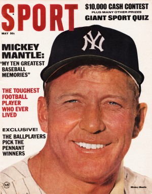 1967 Mickey Mantle Sport Magazine Cover Art