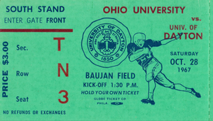 1967 Ohio Bobcats vs. Dayton Flyers | Row 1