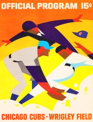 1967 Chicago Cubs Program Art