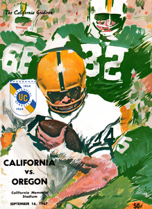 1967 Cal Bears vs. Oregon Ducks Football Art