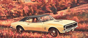 1967 camaro car art