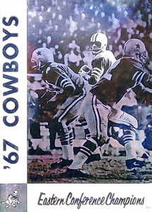 1967 Dallas Cowboys Retro Remix Football Art