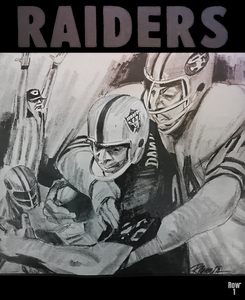 1967 Oakland Raiders Football Art