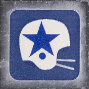 1968 Dallas Cowboys Football Helmet Art