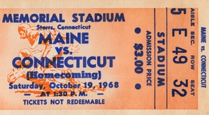 1968 Maine Black Bears vs. UConn Huskies