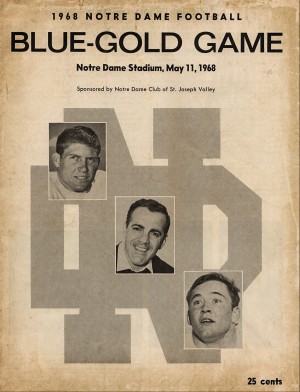 1968 Notre Dame Blue-Gold Game