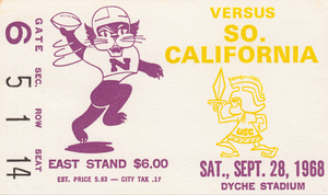 1968 USC Trojans vs. Northwestern Wildcats 