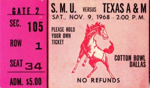 1968 Texas A&M vs. SMU