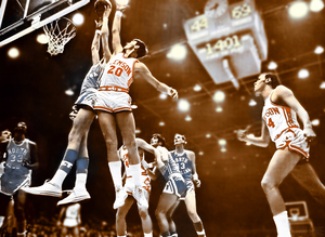 1968 North Carolina vs. Clemson Basketball Art