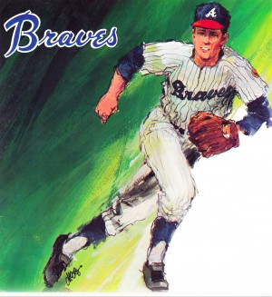 1969 atlanta braves art