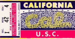 1969 Cal Bears vs. USC Trojans