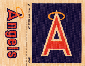 1969 California Angels Fleer Decal Metal Sign