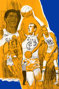 1969 San Francisco Warriors Retro Remix Art