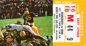 1969 Iowa Hawkeyes vs. Minnesota Golden Gophers