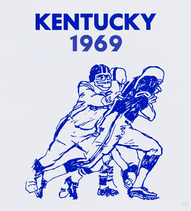 1969 Kentucky Wildcats Football Art