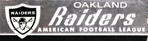 1969 Oakland Raiders Ticket Stub Remix Art