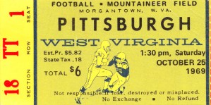 1969 Pittsburgh vs. West Virginia Mountaineers