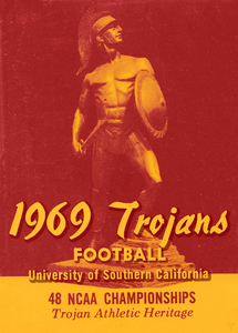 1969 USC Trojans Football Schedule Art | Row 1