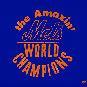 1969 Amazin Mets World Champions Art