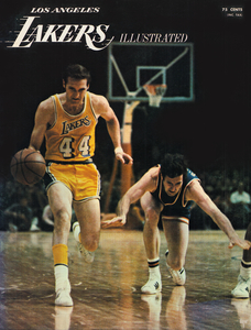 1970 Los Angeles Lakers Illustrated Cover Art