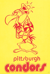 1970 Pittsburgh Condors Retro Basketball Poster