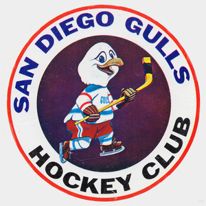 1970 San Diego Gulls Retro Hockey Art