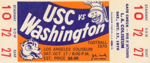 1970 USC vs. Washington