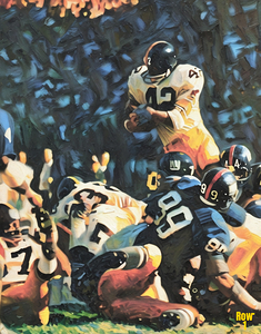 1970 football art steelers giants