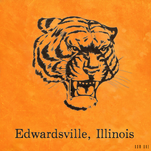 1970s edwardsville illinois tiger art
