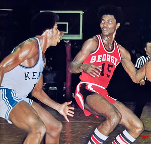 1970s georgia kentucky basketball art