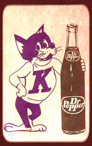 1970s kansas state wildcat dr pepper ad