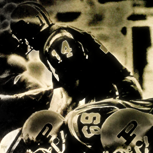 1970s purdue football art 