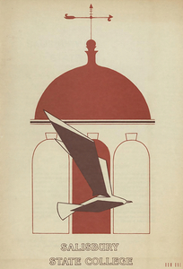 1970s salisbury state college gulls art